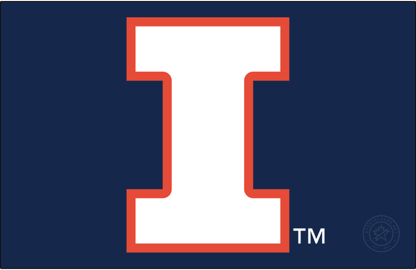 Illinois Fighting Illini 2014-Pres Alt on Dark Logo diy DTF decal sticker